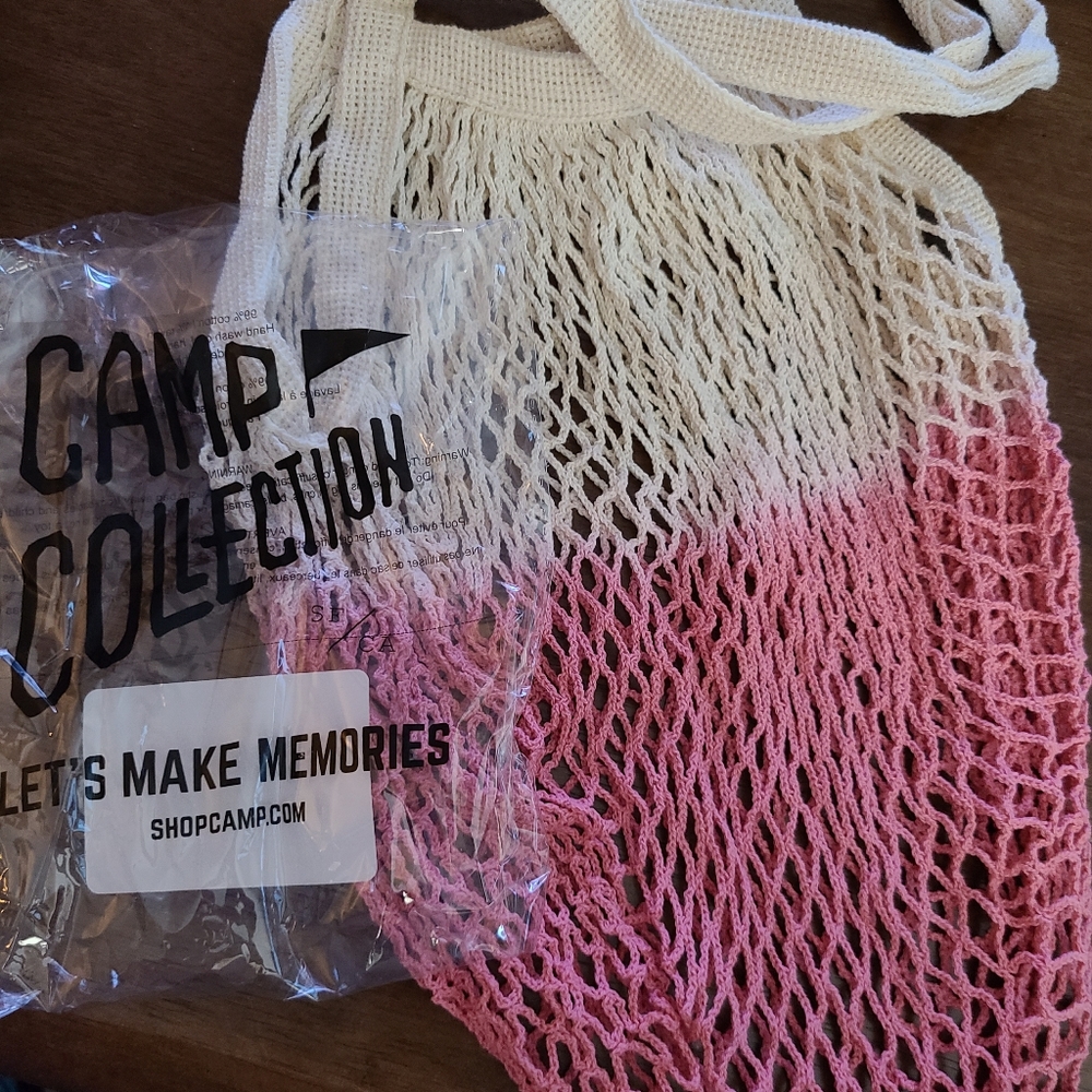 Camp Collection dip-dyed market tote